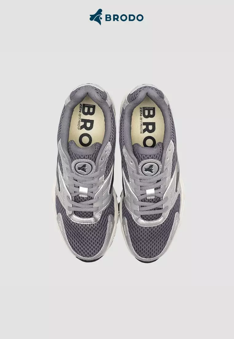 BRODO - Sneakers Ace Neptune Silver Smoke OWS