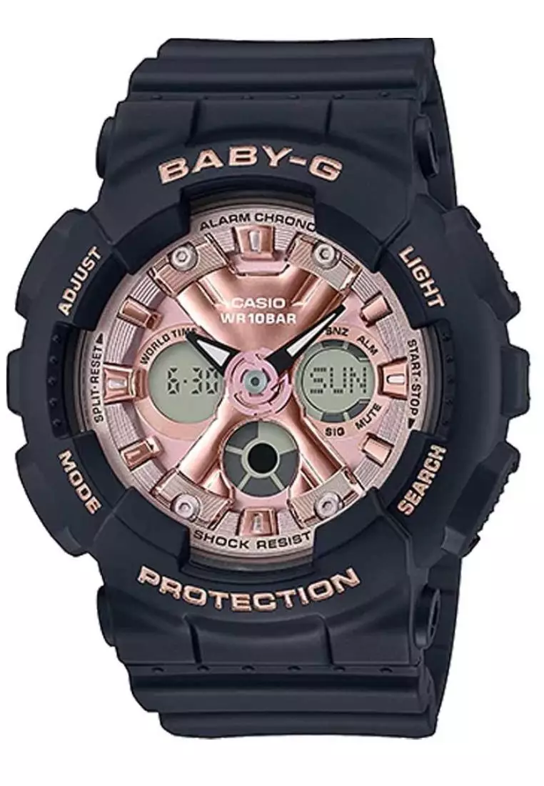 Baby g black and pink cheap