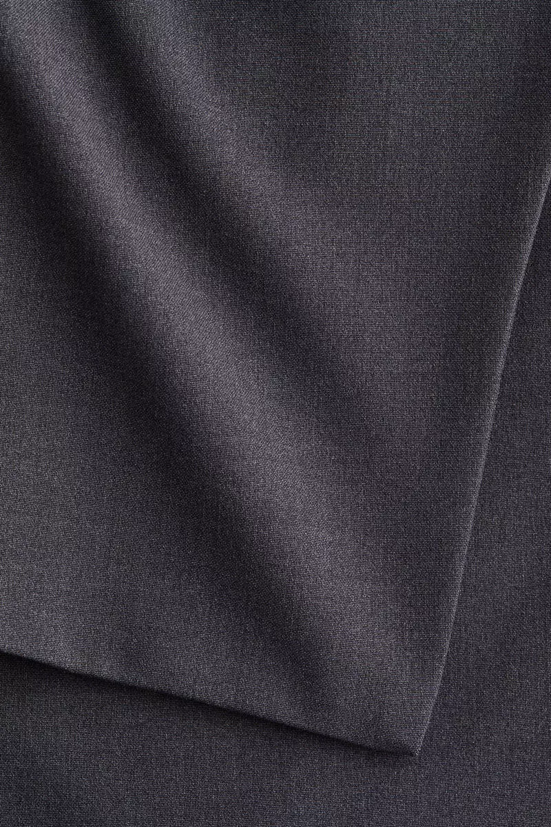 Skirt-layered trousers