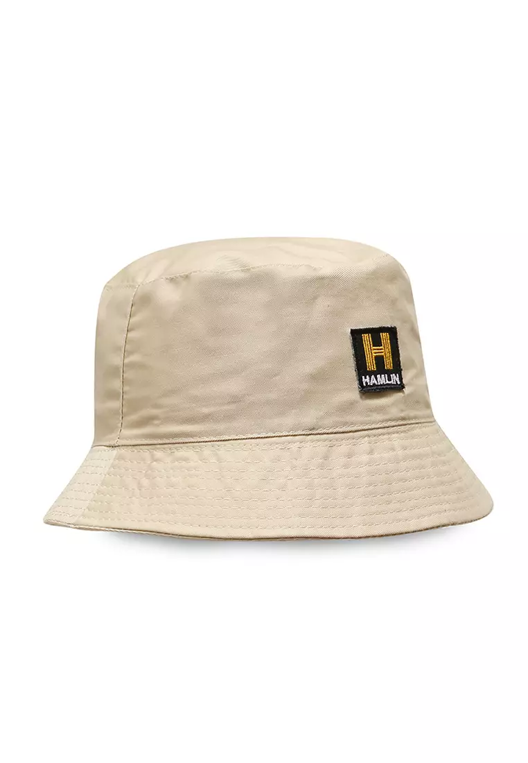 Zorke Bucket Hat Pria Casual Stylish Fashion Material Cotton ORIGINAL - Cream