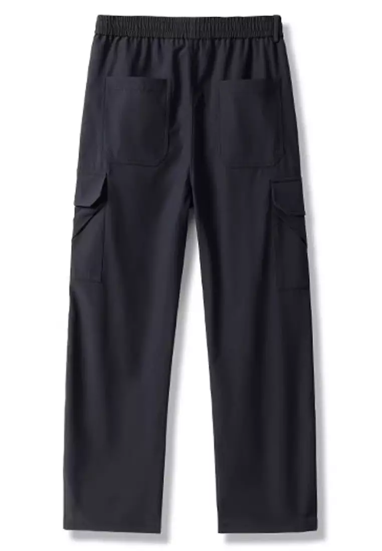 Drawstring Casual Cargo Trousers