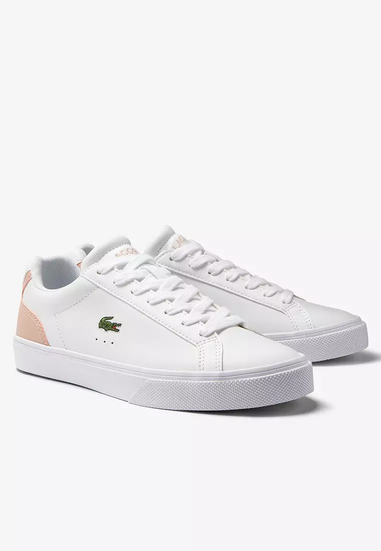 Lacoste lerond cheap white leather