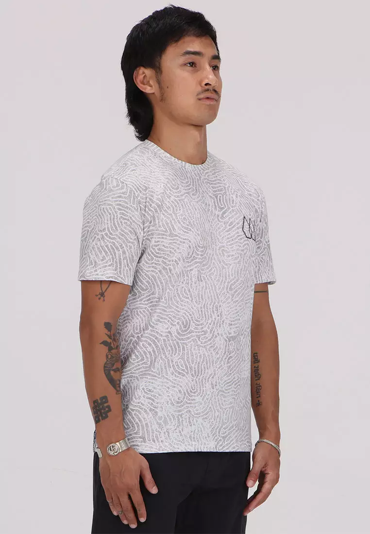 MCT LABYRINTH SHORT SLEEVE TEE WHITE