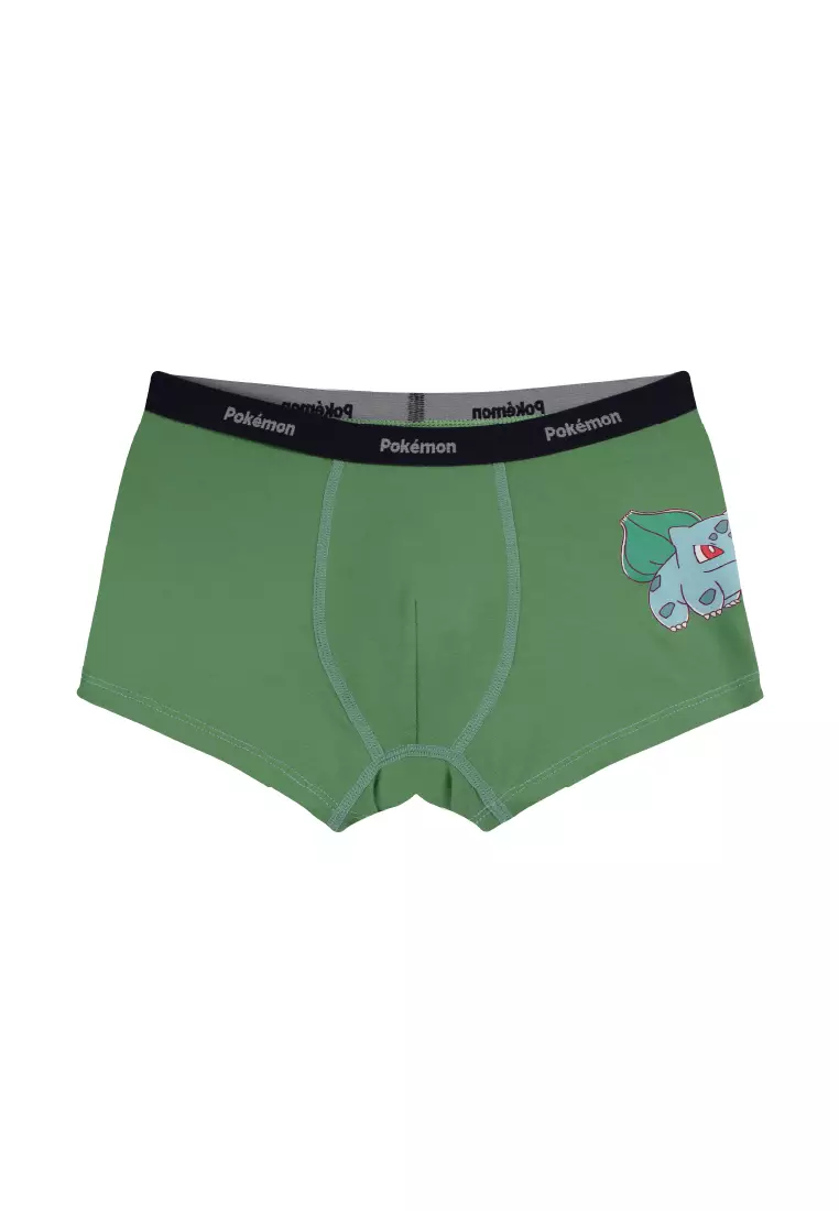 Pokemon Boys’ Antimicrobial Cotton Boxer Brief 3 pieces in a pack PKBBBG532