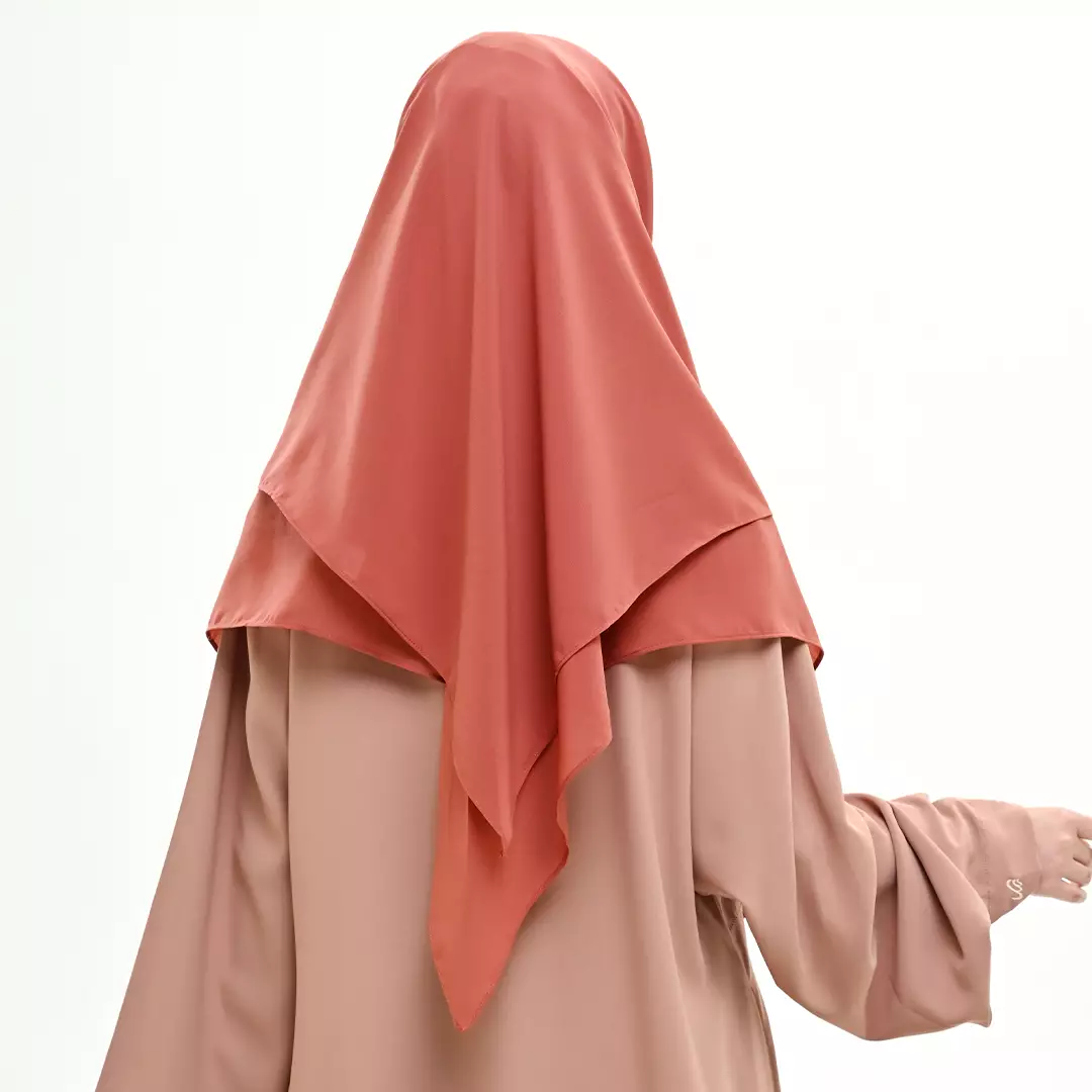 Rabbani - Kerudung Instan Zanan Haddala Exclusive - Fired Brick