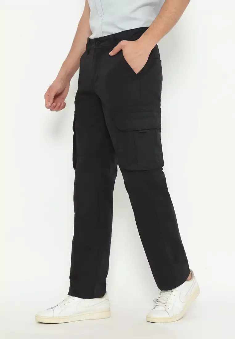 RBJ Celana Cargo Panjang Regular Fit Cotton Premium Pria