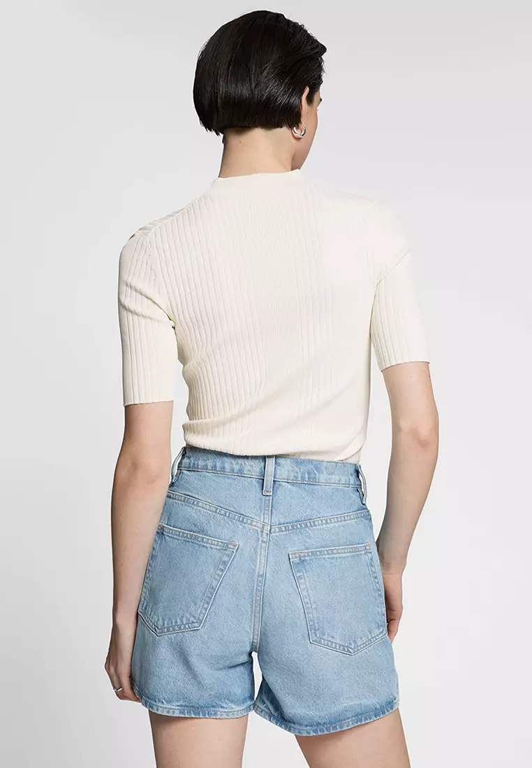 Buy Other Stories Forever Cut Denim Shorts 2024 Online ZALORA