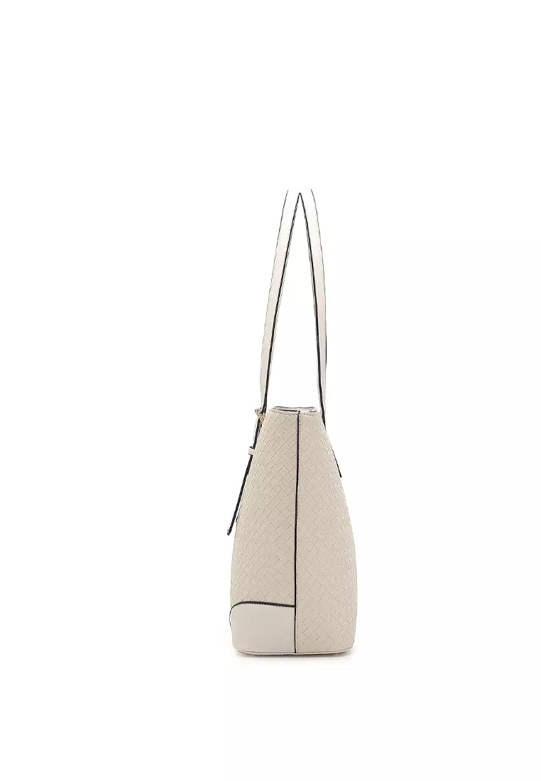 Women's Tote Bag / Shoulder Bag - White