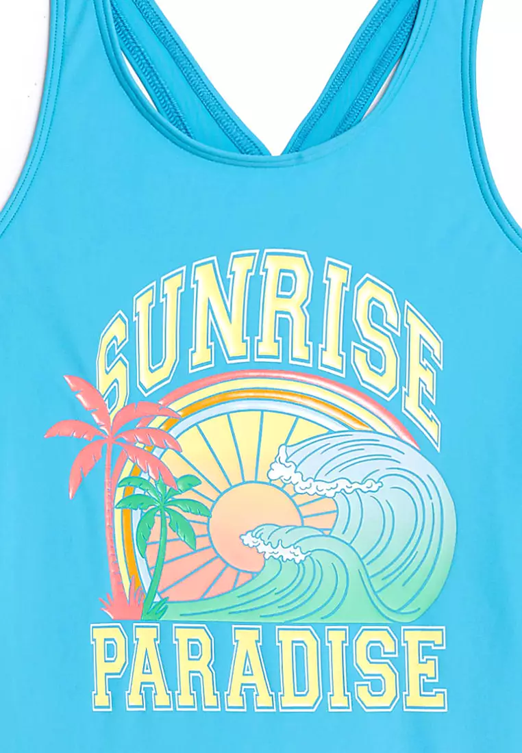 Sunrise Print Swimsuit