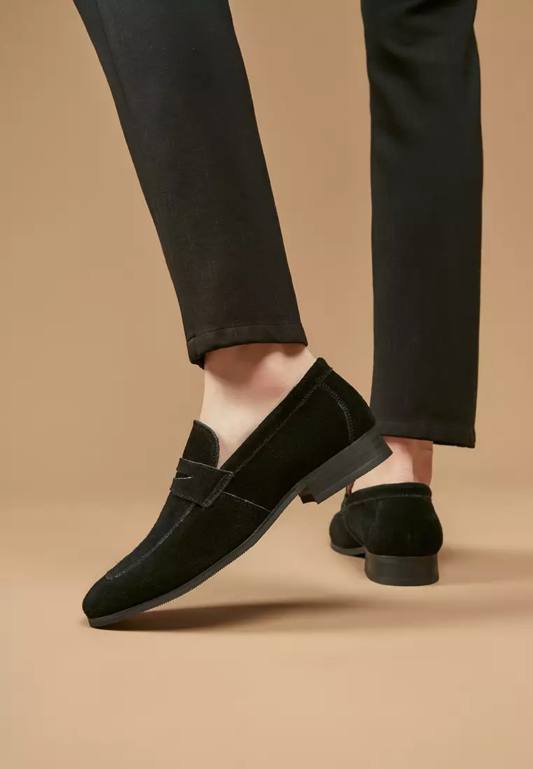 Cow Suede Penny Loafers KB23668