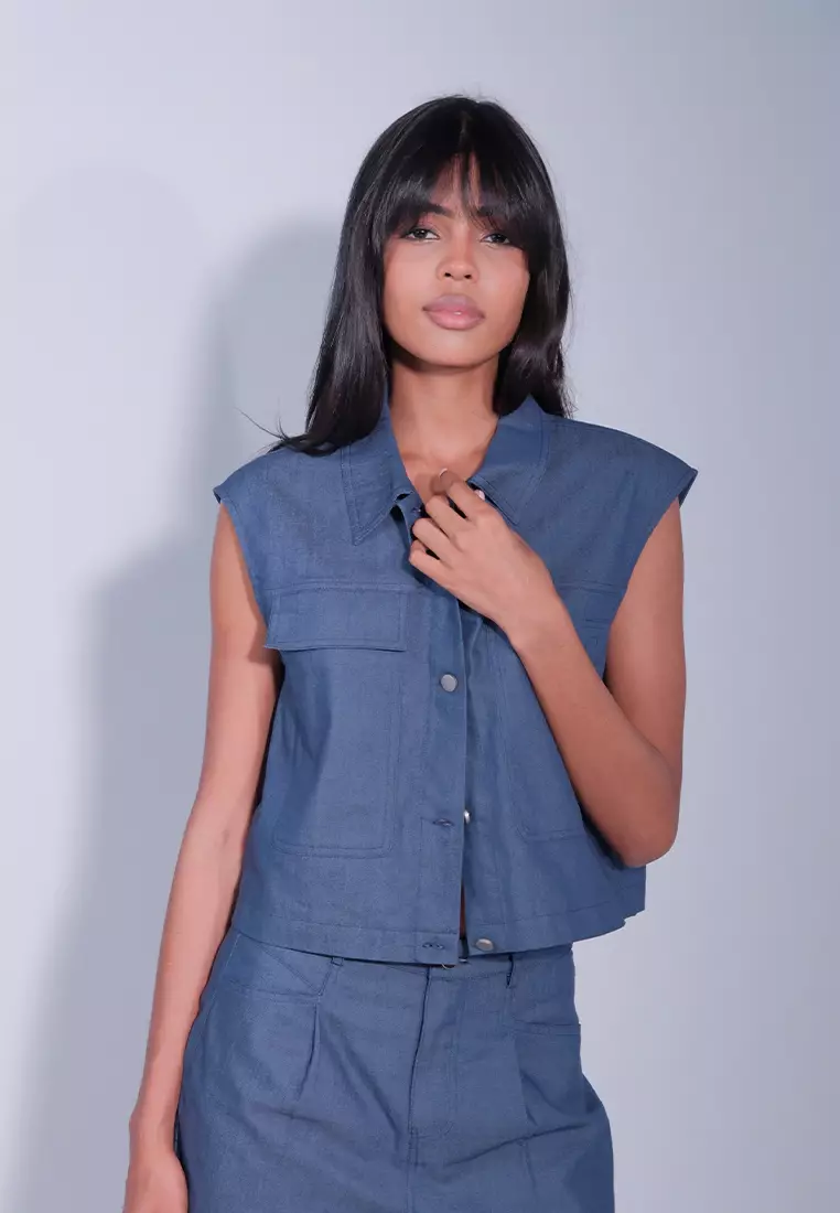 DNM Studios x Raxenne Isabelas Sleeveless Top