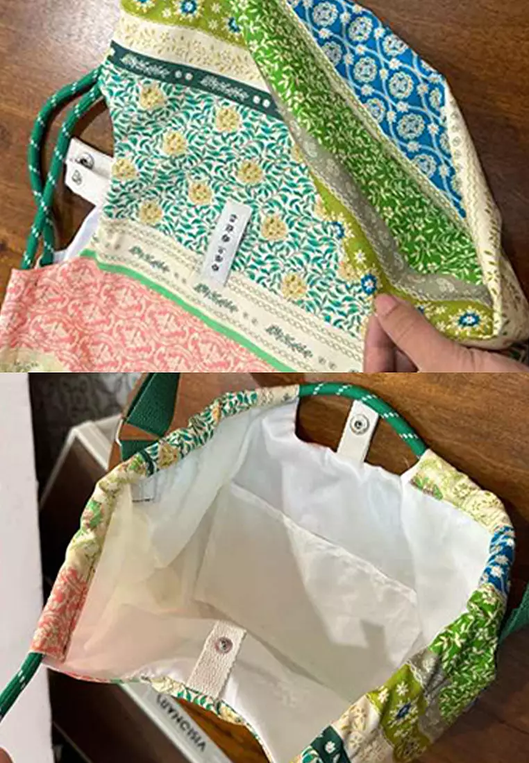 Buy Sunnydaysweety 2024 New Large Capacity Fragmented Flower Shoulder