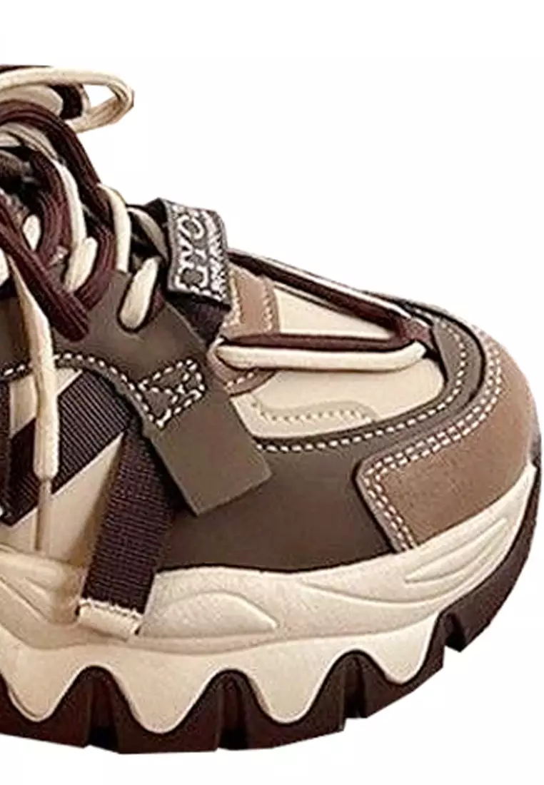 Twenty Eight Shoes VANSA Color Block Synthetic Leather