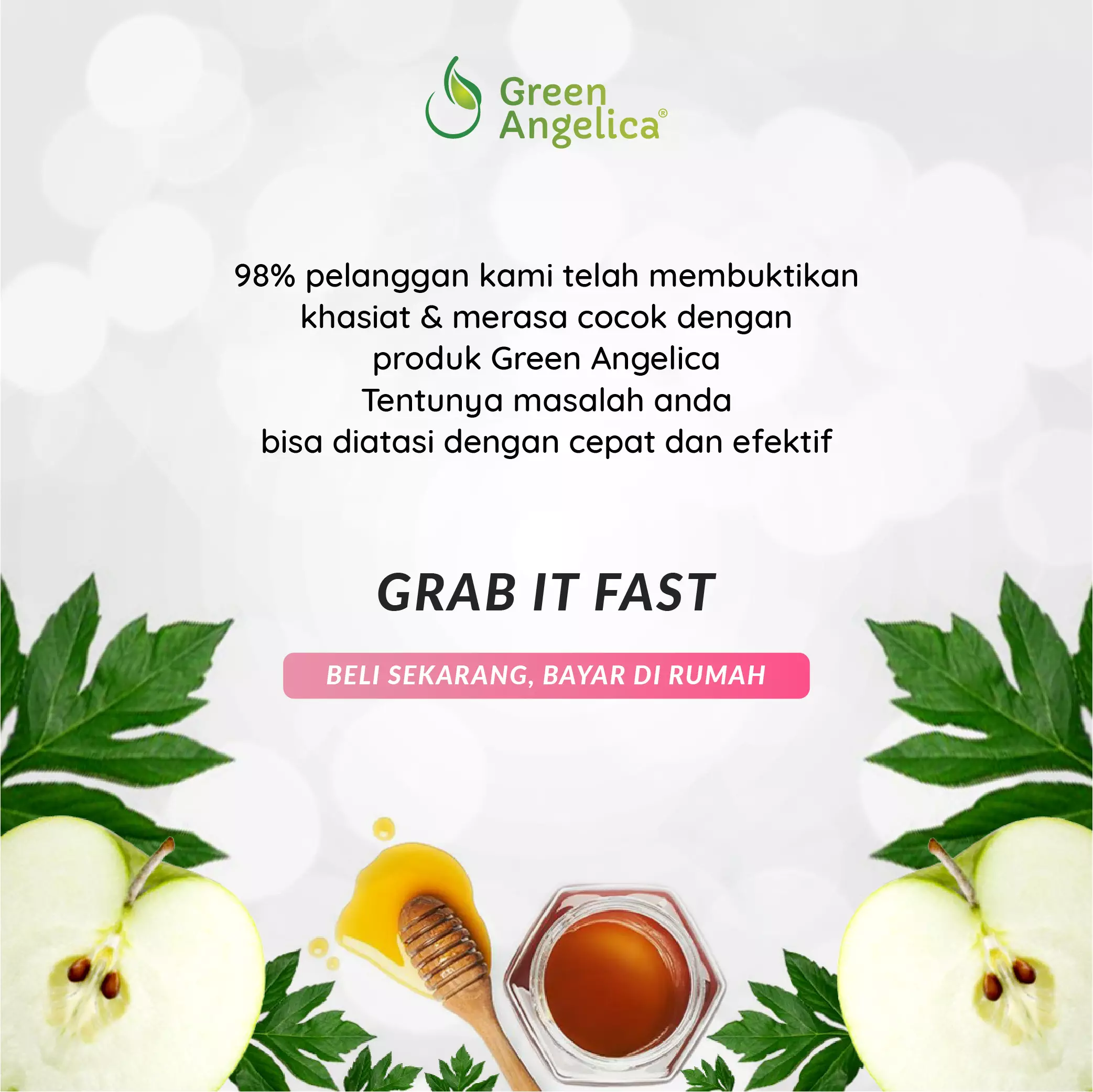 Jual Green Angelica Green Angelica Hair Serum Vitamin Rambut Kering dan Rontok 60ml Original