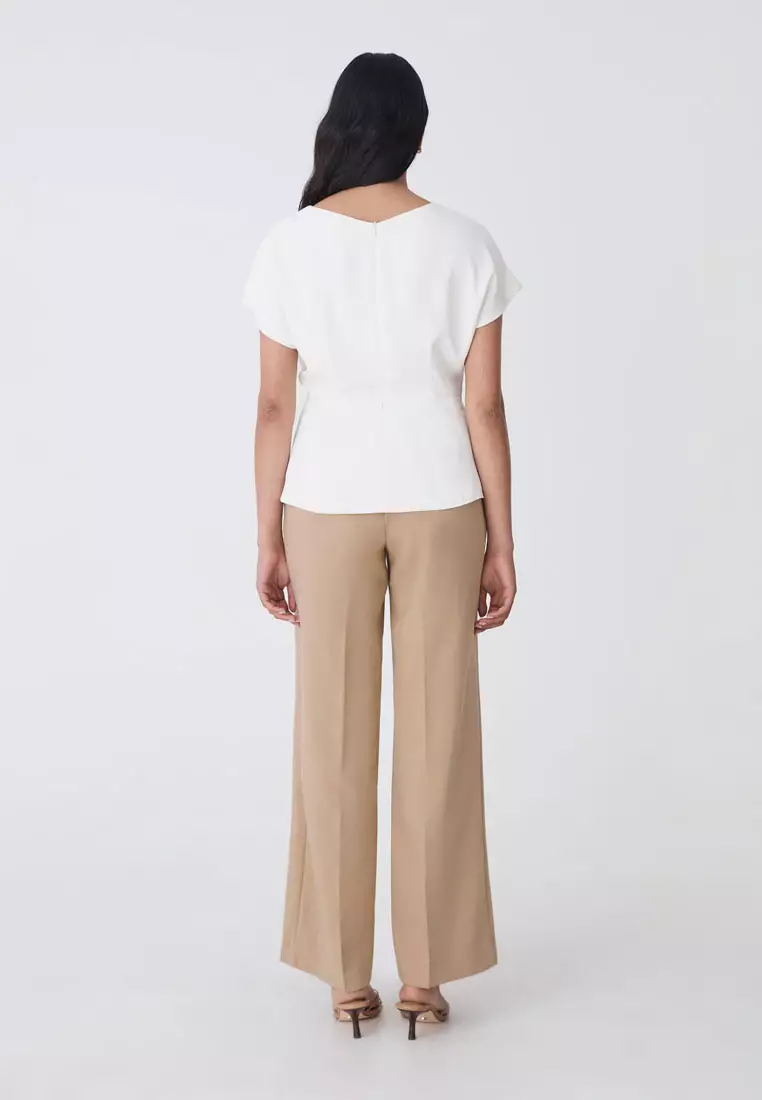 Bonnie Gathered Peplum Top