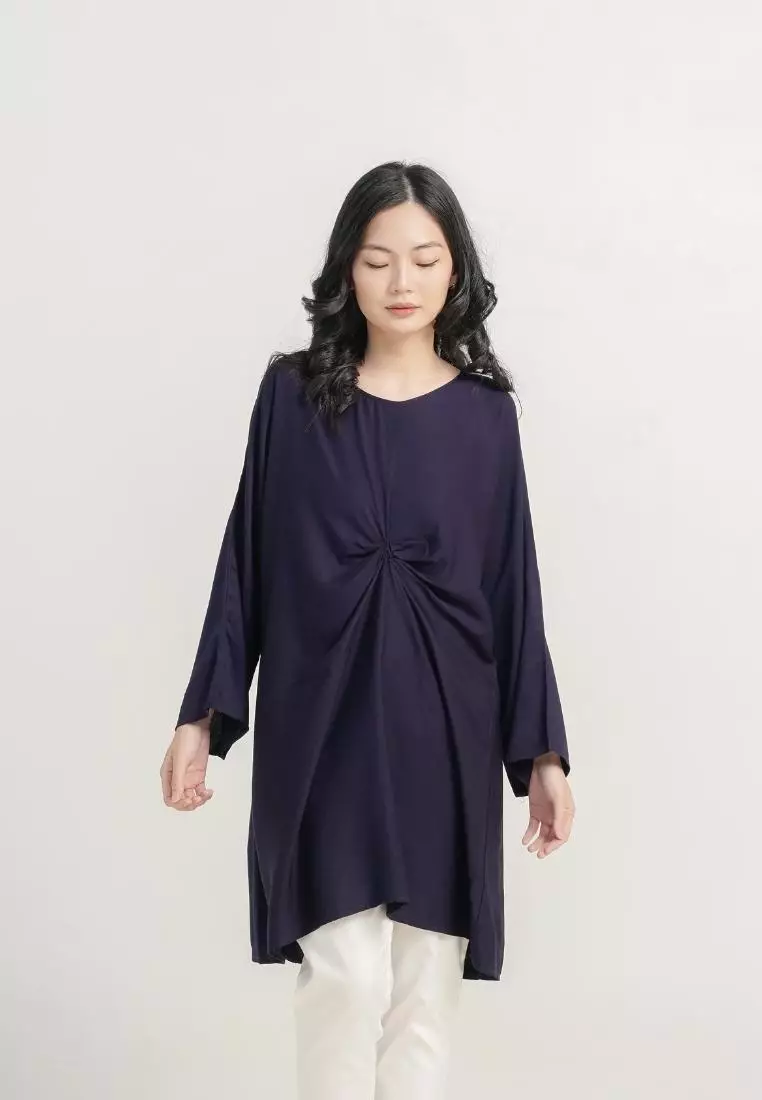 Aluna Tunik Dress Navy