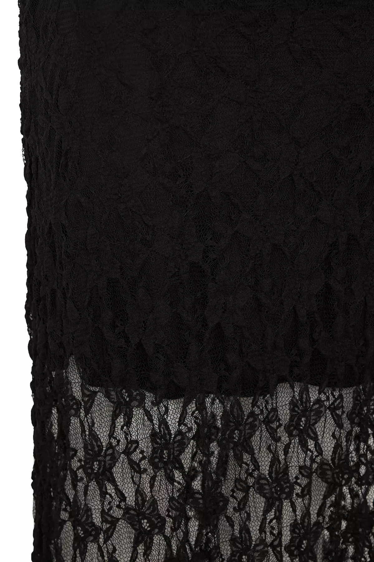 Lace A-Line Mini Lined Plus Size Skirt