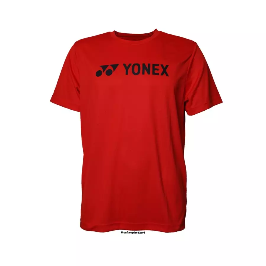 Kaos Jersey Badminton Yonex RM 2527 Easy Tee Feiry Red Black