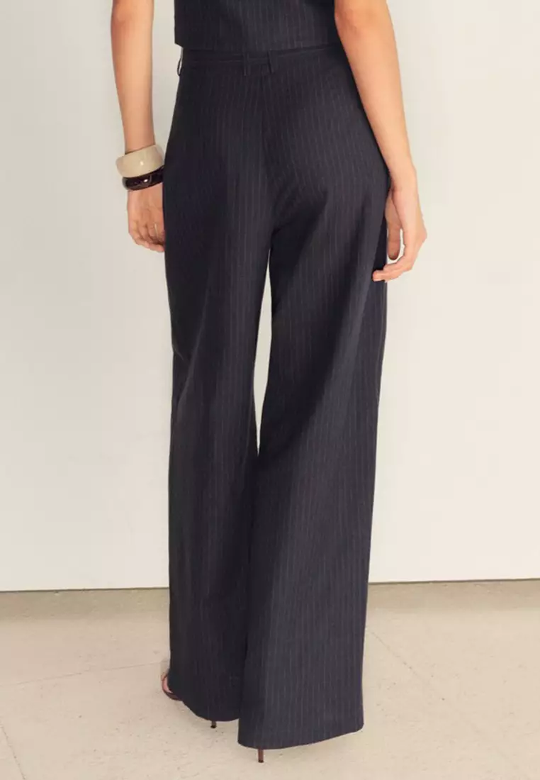 Straight-Fit Suit Trousers
