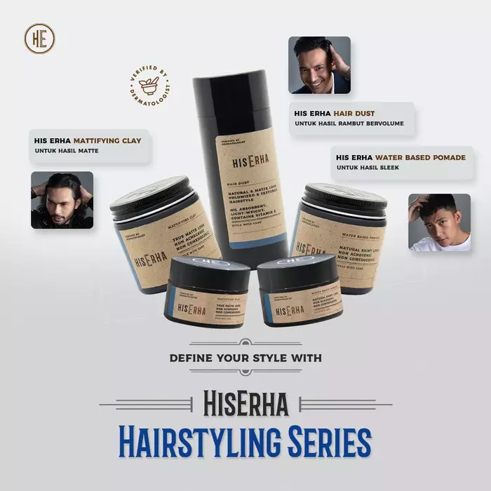 HISERHA Waterbased Pomade 35gr