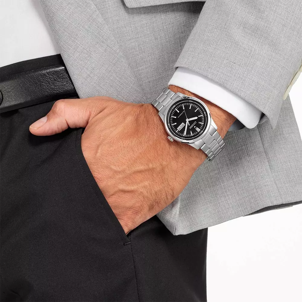 Citizen Automatic Men's Watches CTZ NH8400-87E Warna Silver