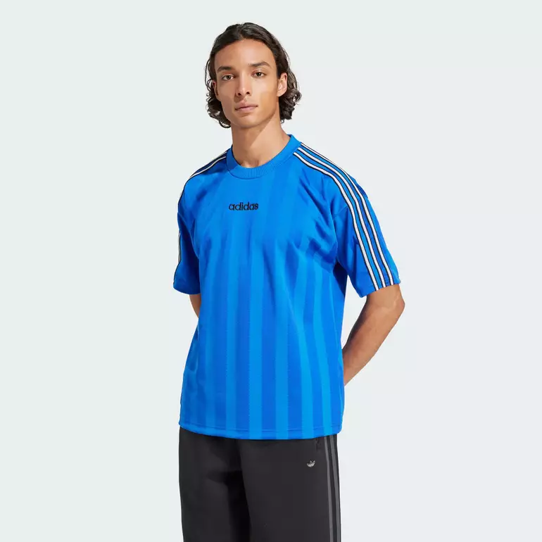 Lifestyle 90s Stripe Jersey Men Blue JX3069