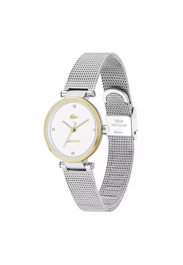 Women's Orba Silver Stainless Steel Mesh Analog Watch LAW-2001337