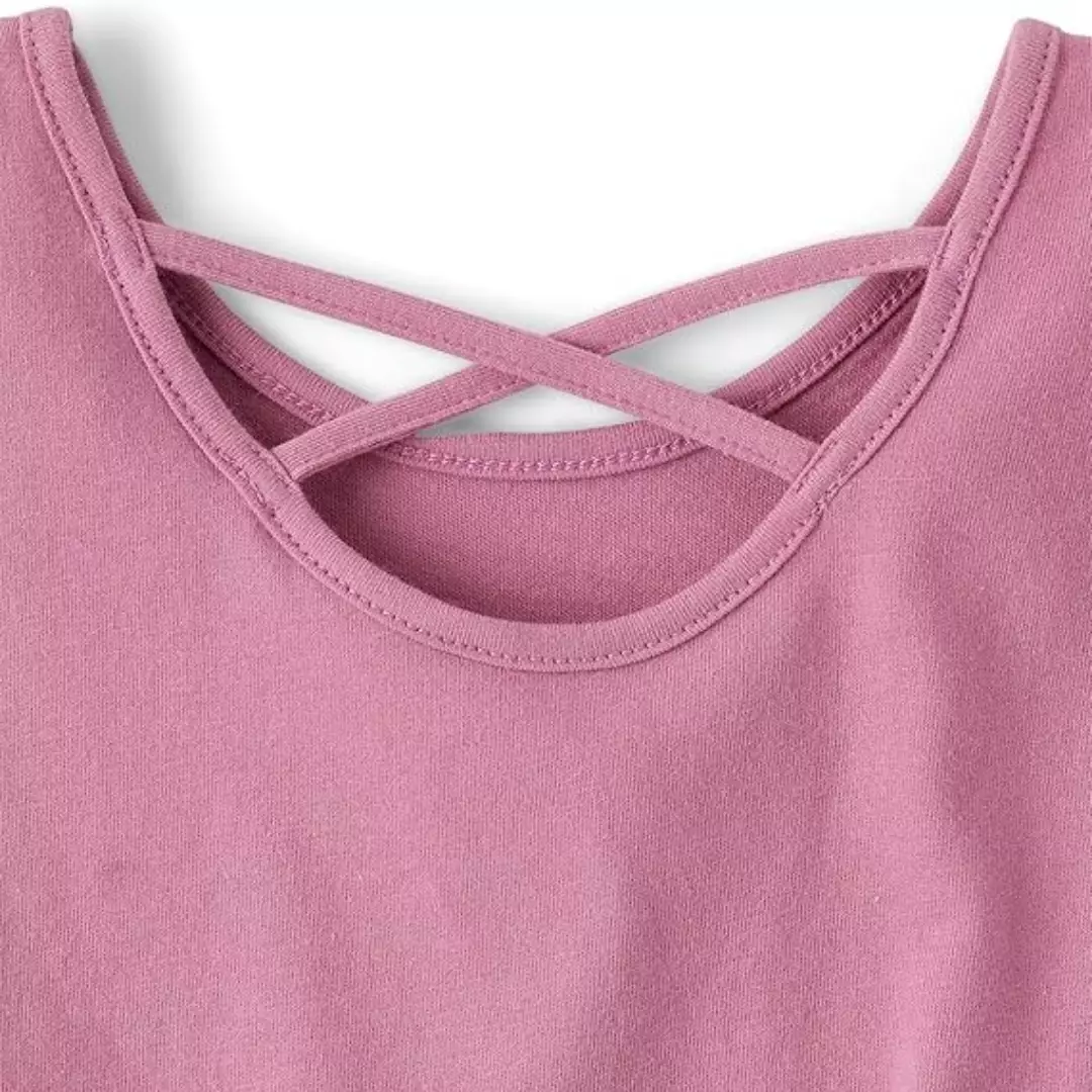 Toddler Girls Ballerina Peplum Top 3Pk - Atasan Bayi Perempuan (Pink)