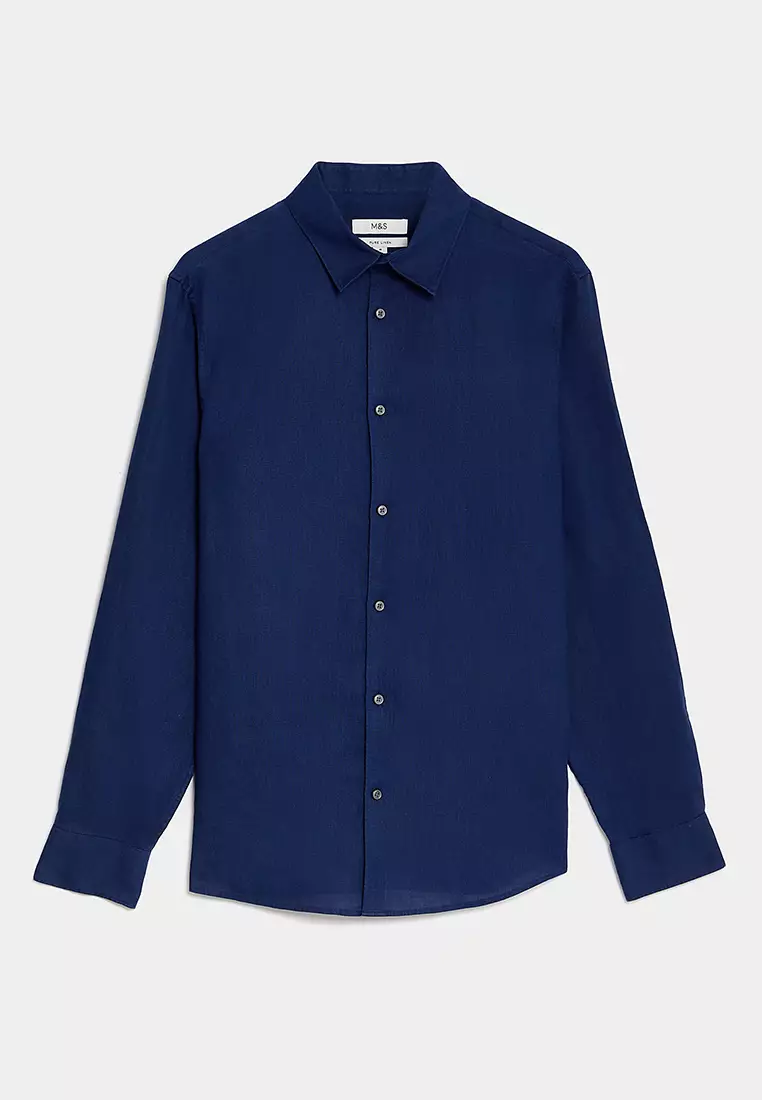 Pure Linen Regular Fit Shirt