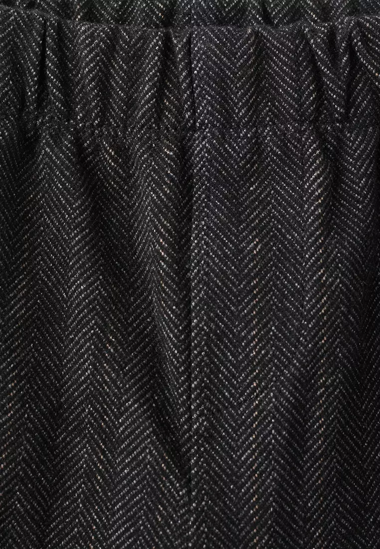 Herringbone Knit Trousers
