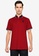 Fidelio red Embroidery Zipper Polo Shirt 76C48AAE1E8365GS_1
