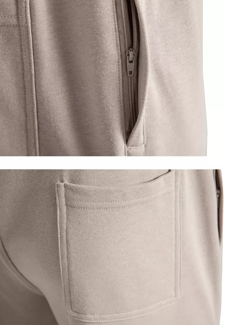 Elastic Waist Cotton Casual Pants AX-PM39