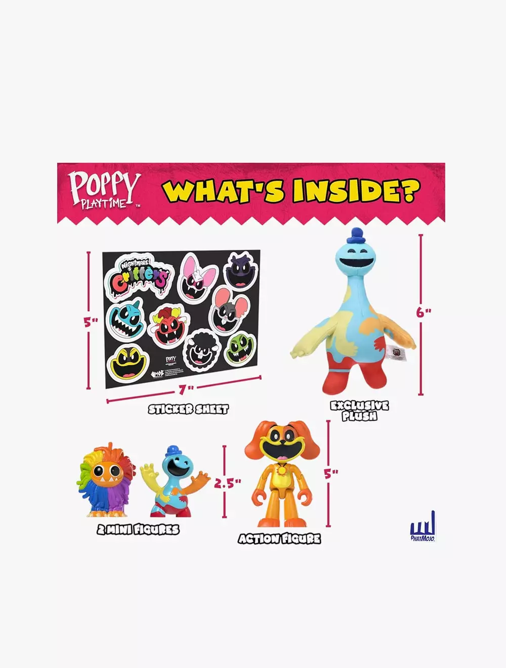 PHATMOJO - POPPY PLAYTIME COLLEC BUNDLE DOEY