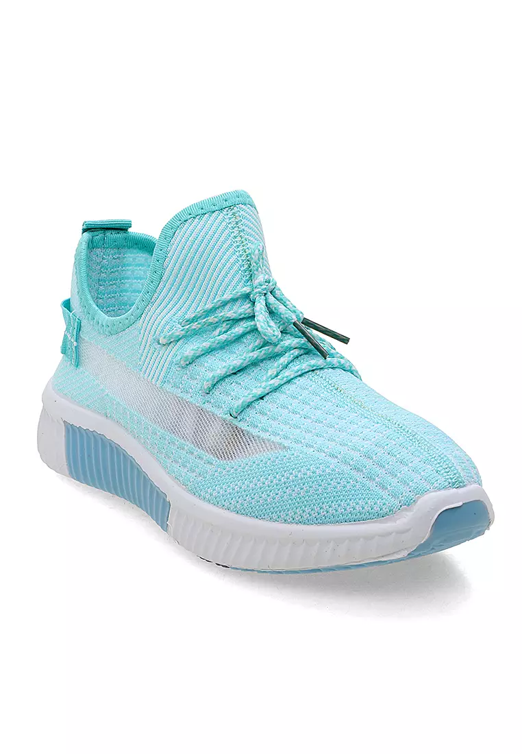 Sneakers Wanita Running Shoes Dual Tone Color Fashion Women Premium Quality - Biru