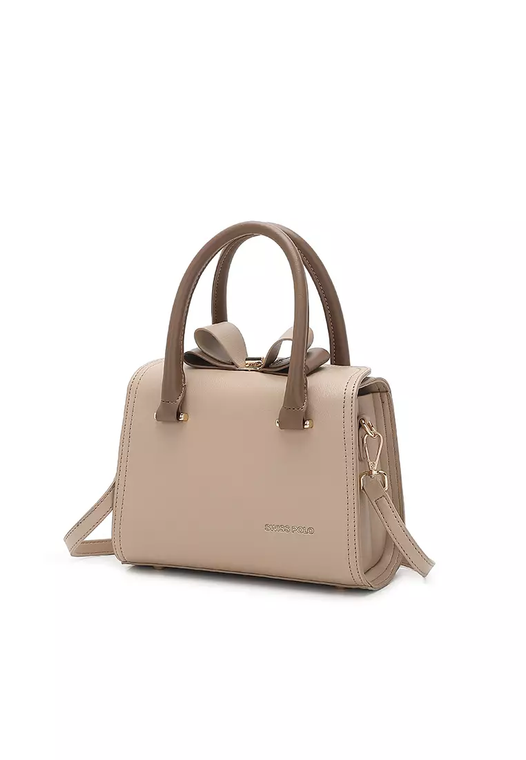 Women's Top Handle Bag / Sling Bag / Crossbody Bag / Shoulder Bag - Taupe
