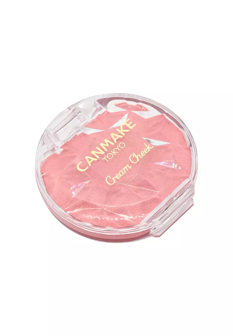 CANMAKE Cream Cheek-Pearl Type (#P01 Peach Dazzle)(1pc) 1piece P01