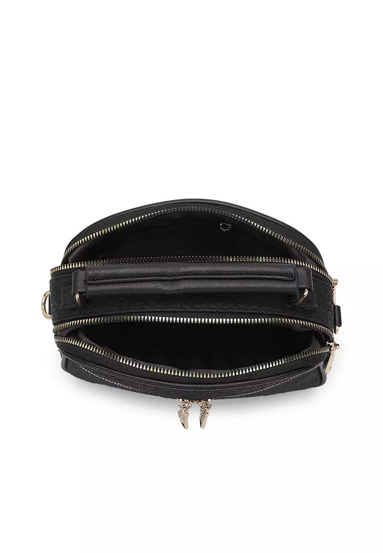 Women's Top Handle Bag / Sling Bag / Crossbody Bag / Shoulder Bag (Tas Tangan Wanita / Tas Selempang Wanita / Tas Bahu Wanita) - Hitam
