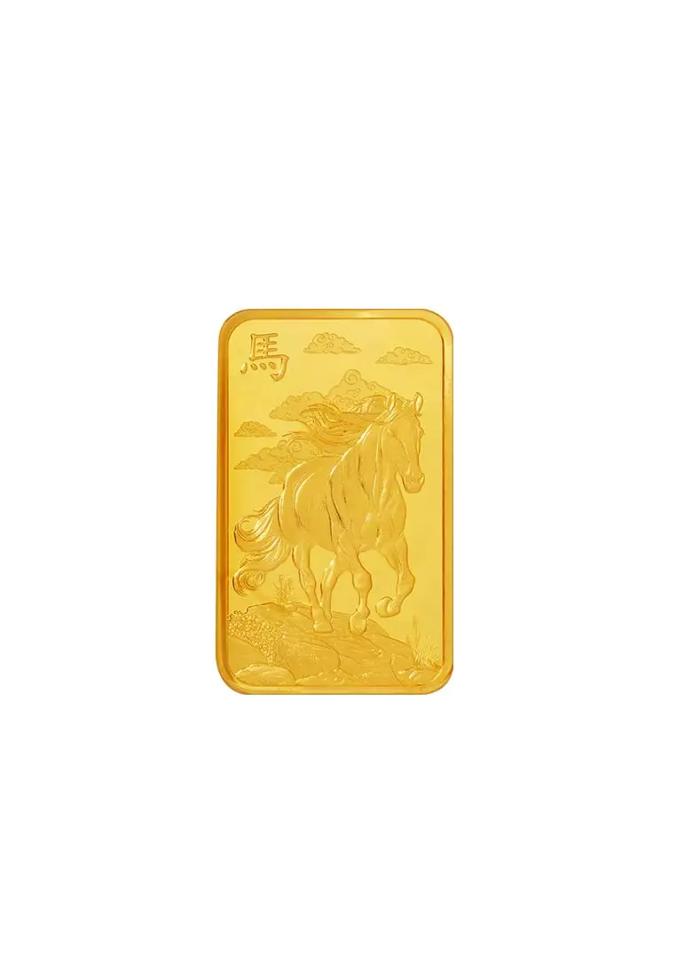 TOMEI x PAMP Suisse | The Lunar Legend Series 2026 | Legend Of The Horse 2.5GM | Fine Gold 9999
