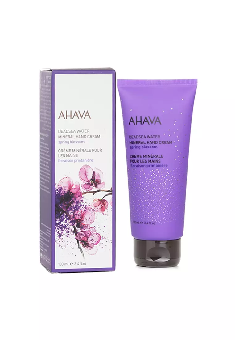 AHAVA - Deadsea Water Mineral Hand Cream - Spring Blossom 100ml/3.4oz.