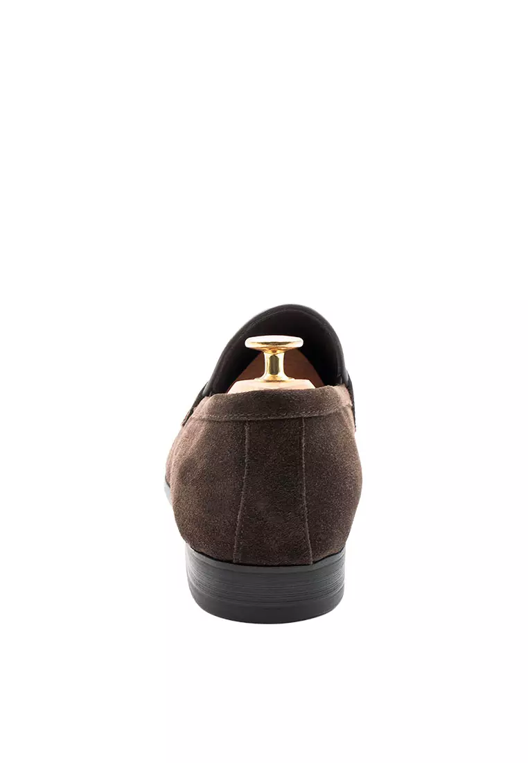 網上選購 Arden Teal Olavarria Brown Suede Penny Loafer 2026 系列 | ZALORA香港