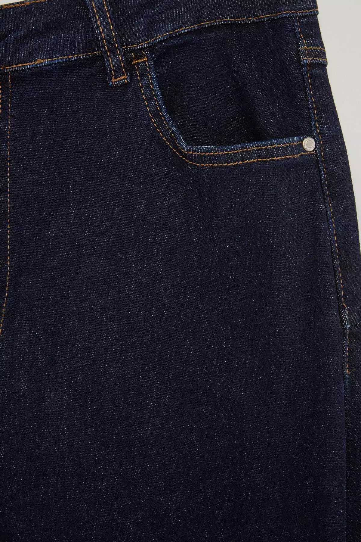 Dark Blue High Waist Extra Stretchy Push Up Slit Ankle Length Skinny Jeans Tbbss26Cj00048