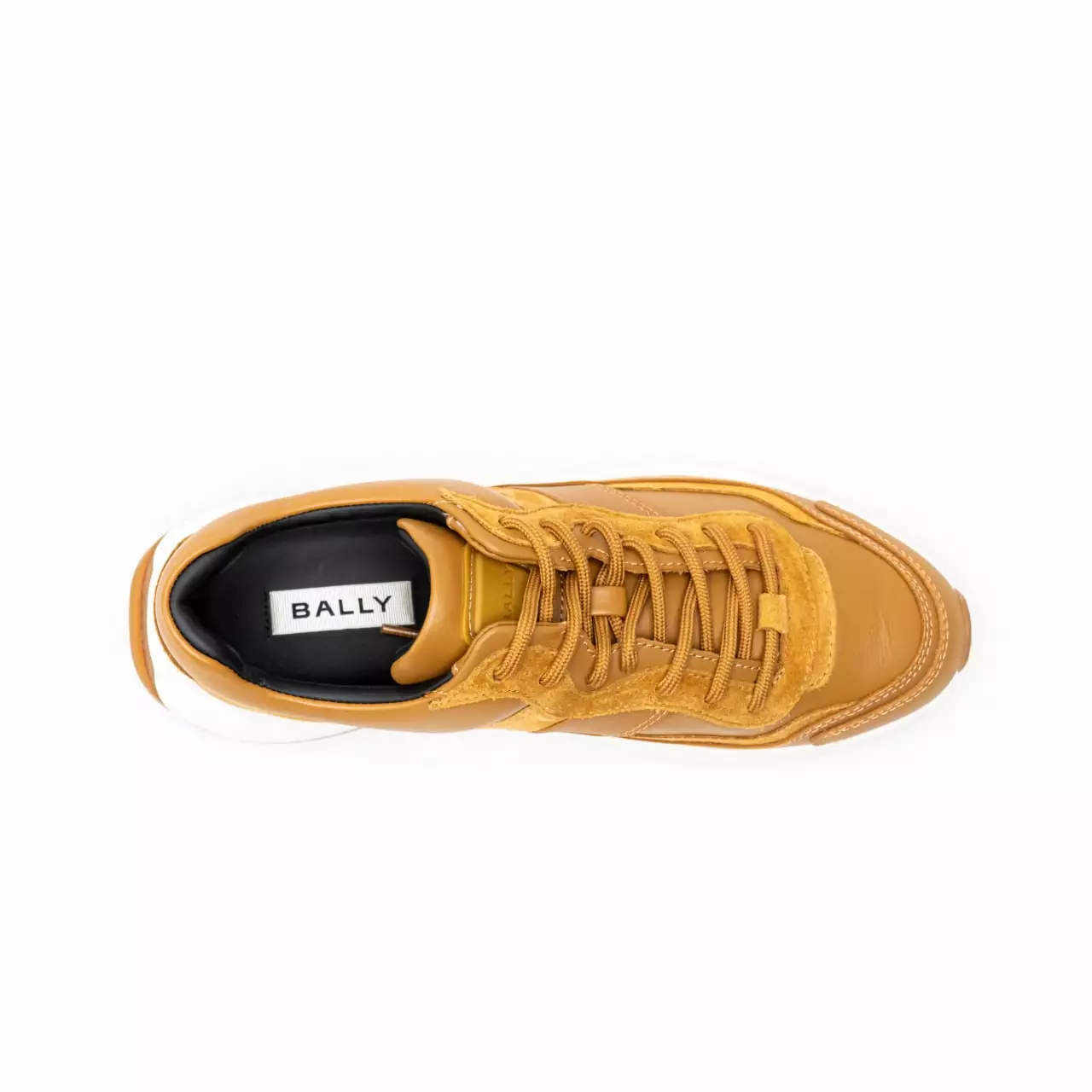 Dennys Outline Leather and Suede Sneakers Desert
