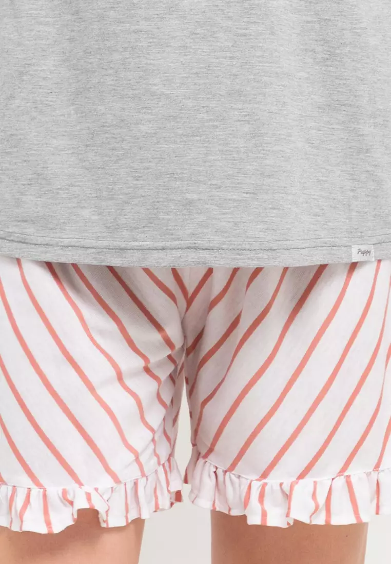 Pyjama Pijama Short Sleeve Short Pants Sleepwear