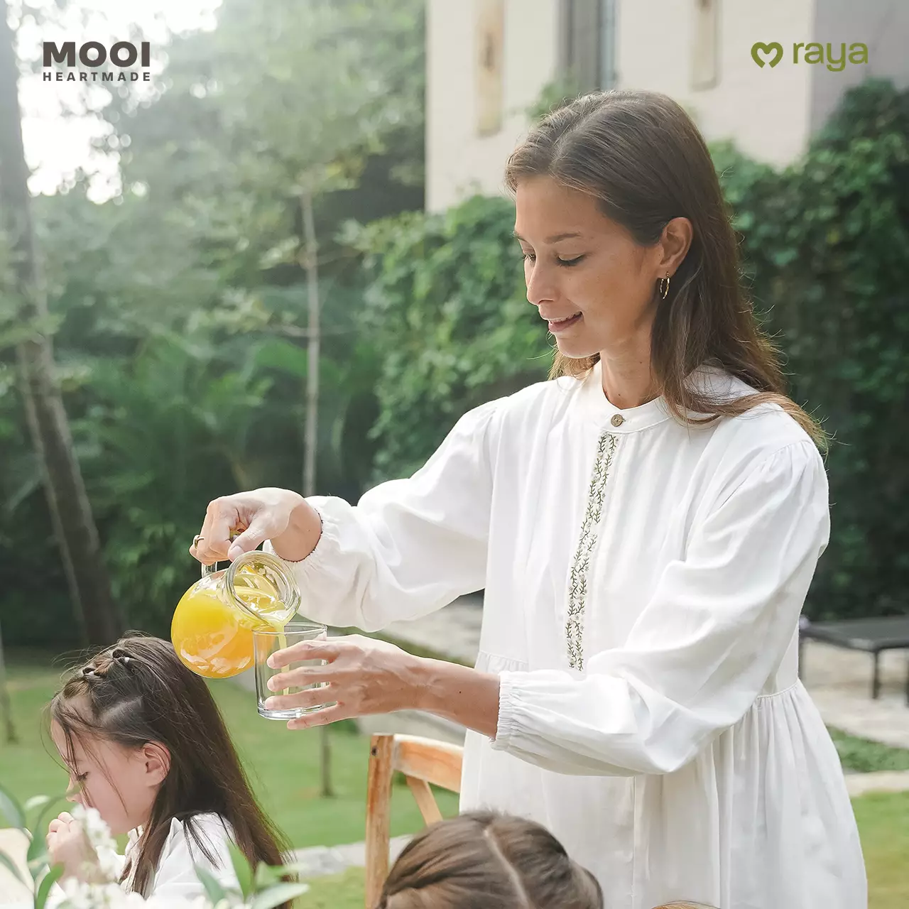 Mooi Tunik Wanita Atasan Wanita Reena Tunik - Dusty Blue