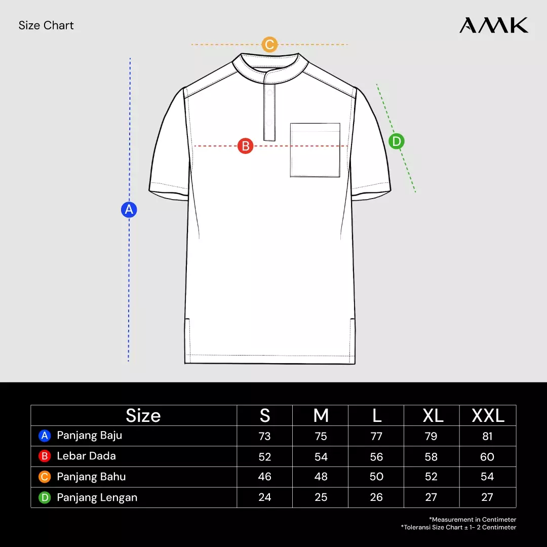 AMK Kemeja Koko Pria Lengan Pendek KK BB Mali Ss Beige