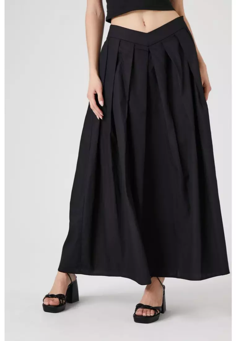 Forever 21 black maxi skirt sales