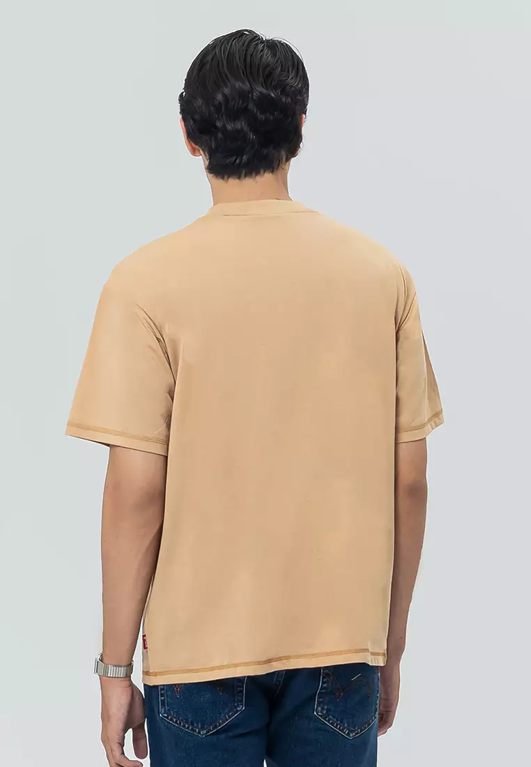 CALI BEIGE Kaos Pria Lengan Pendek SS - Top Man Graphic Tee