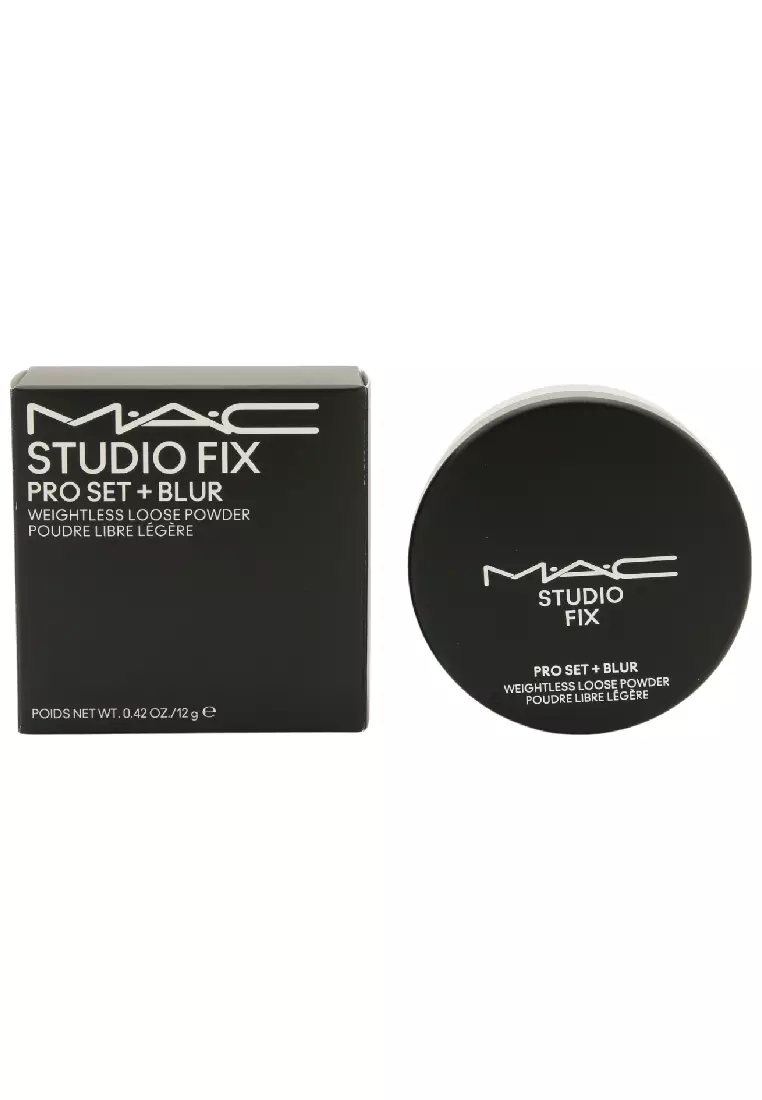 MAC STUDIO FIX PRO SET + BLUR WEIGHTLESS LOOSE POWDER #TRANSLUCENT