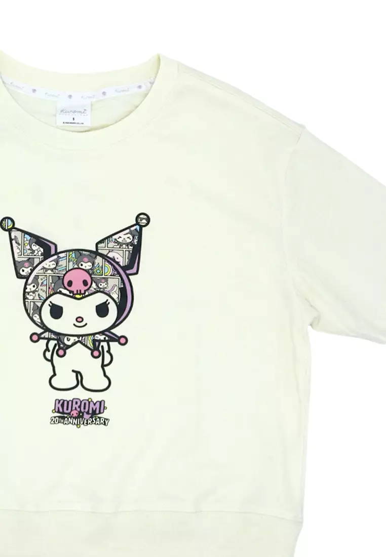Ladies Licensed Graphic T-Shirt with Hemband "Kuromi Anniversary"
