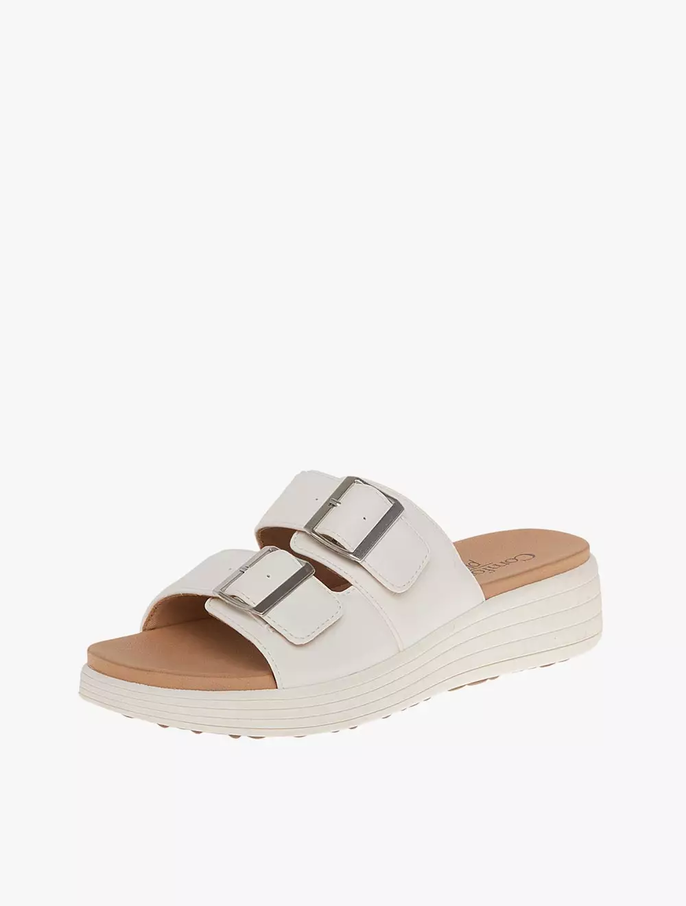 Payless Comfort Plus by Predictions Womens Mystery Platform Sandals - White_05